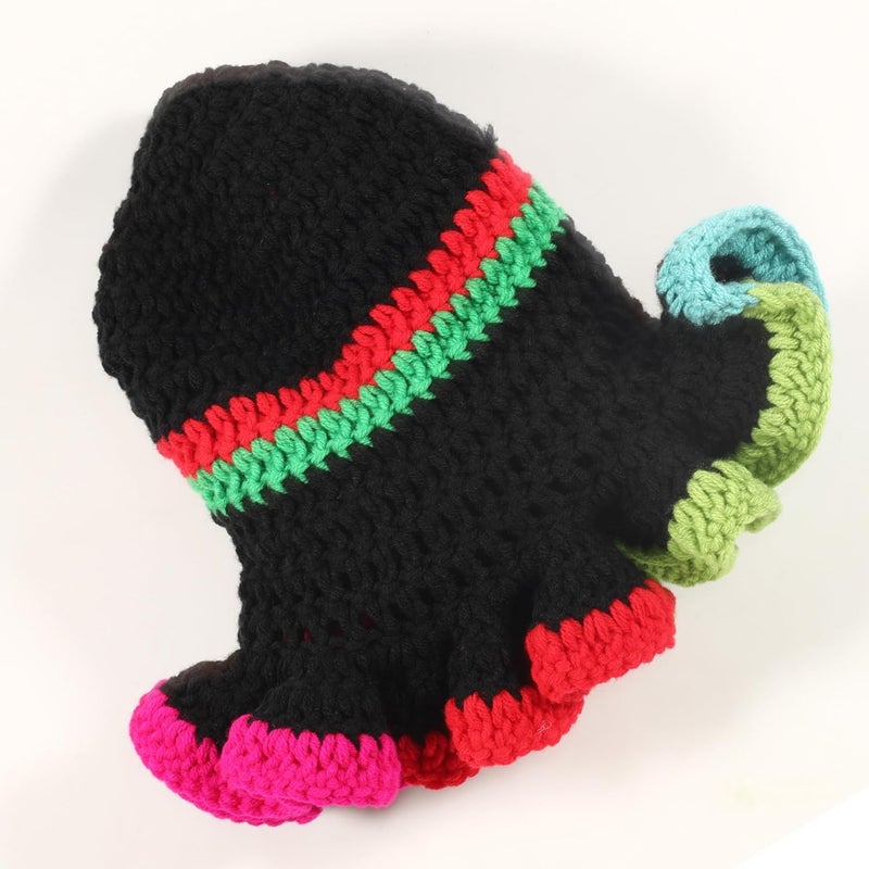 Ahouws Crochet Bucket Hat Women Trendy Knit Floppy Cap Cute Boho Handmade Beanies Outdoor Boho Travel Fishing Hat - Image 5